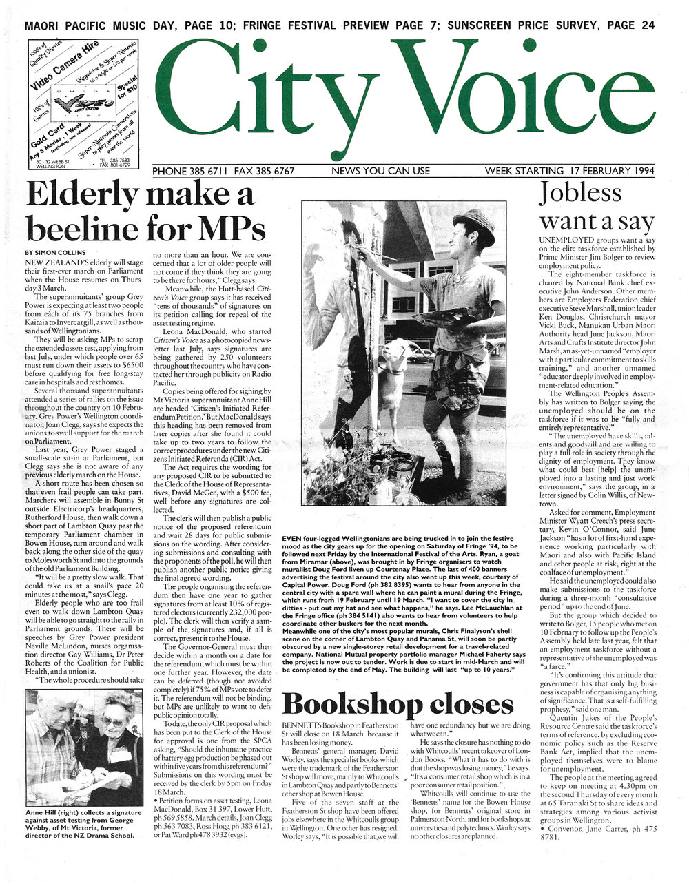 City Voice, 17th February 1994