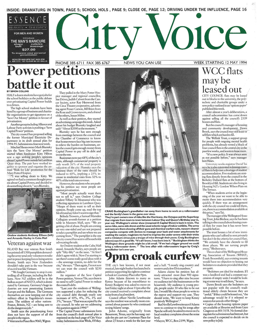 City Voice, 12th May 1994