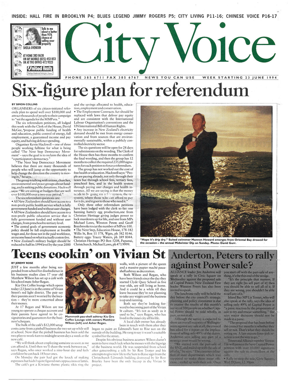 City Voice, 23rd June 1994