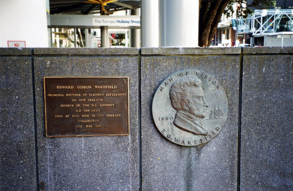 Edward Gibbon Wakefield (plaque)