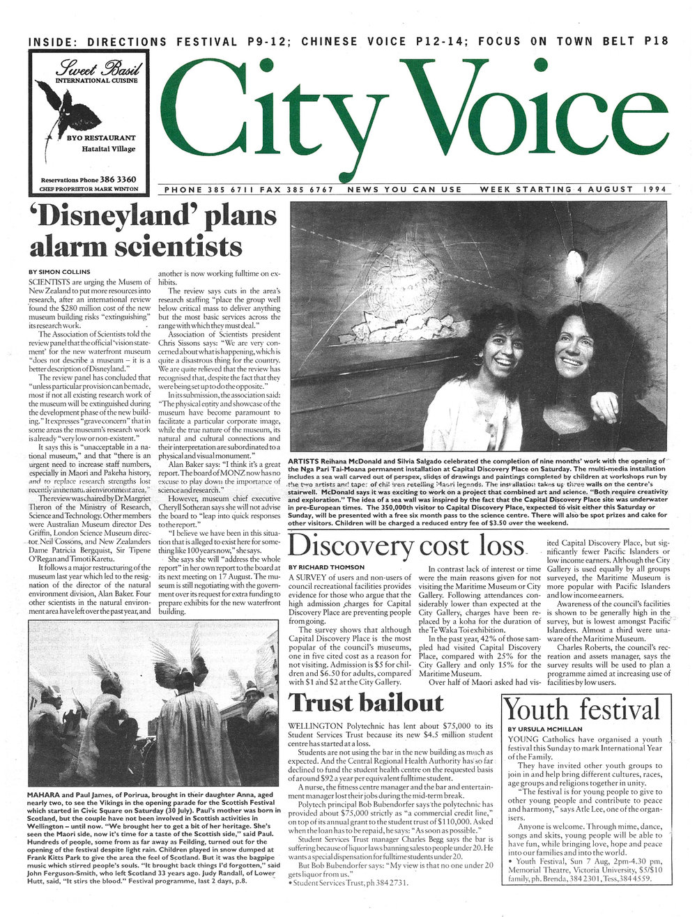 City Voice, 4th August 1994
