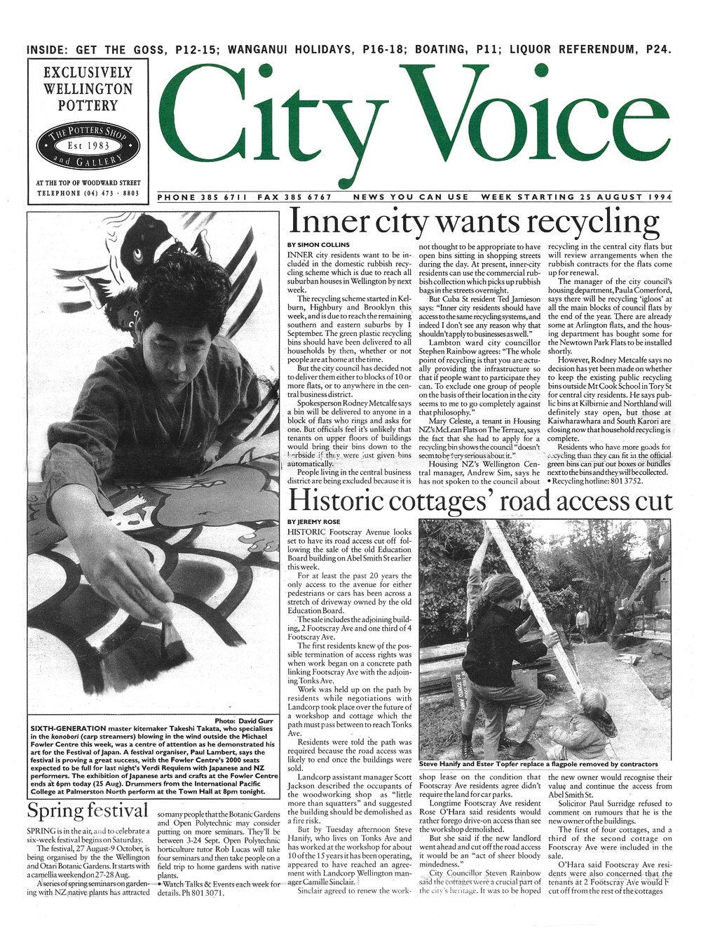 City Voice, 25th August 1994