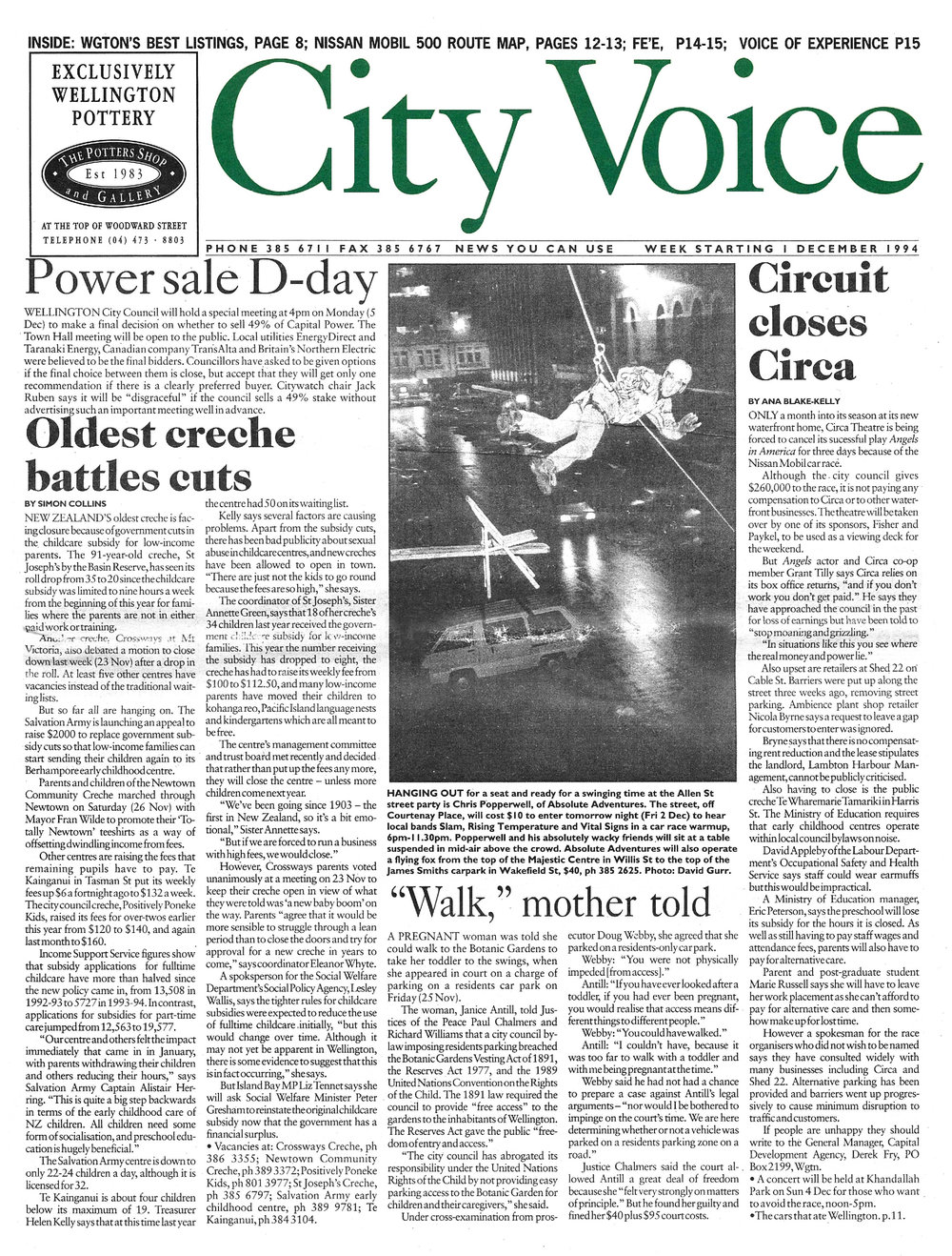 City Voice, 1st December 1994