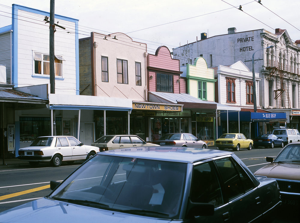 Shops in Riddiford Street, Newtown