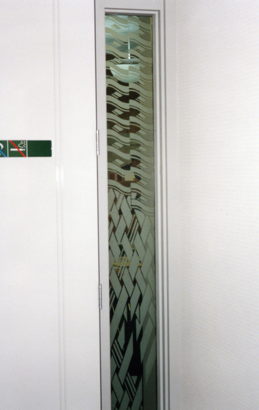 Glass panel, Eli Christiansen
