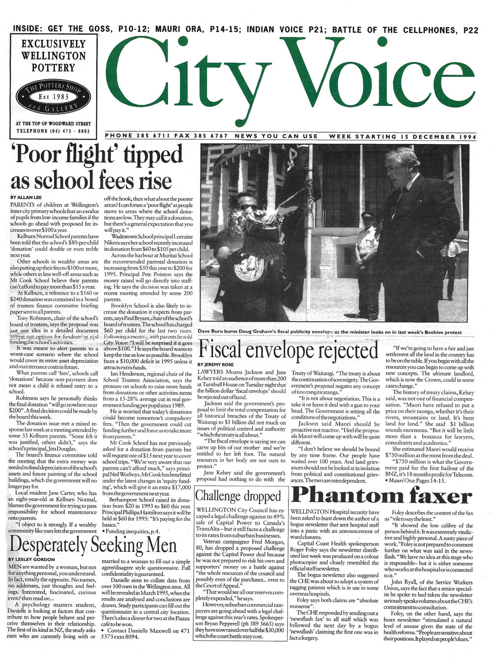 City Voice, 15th December 1994