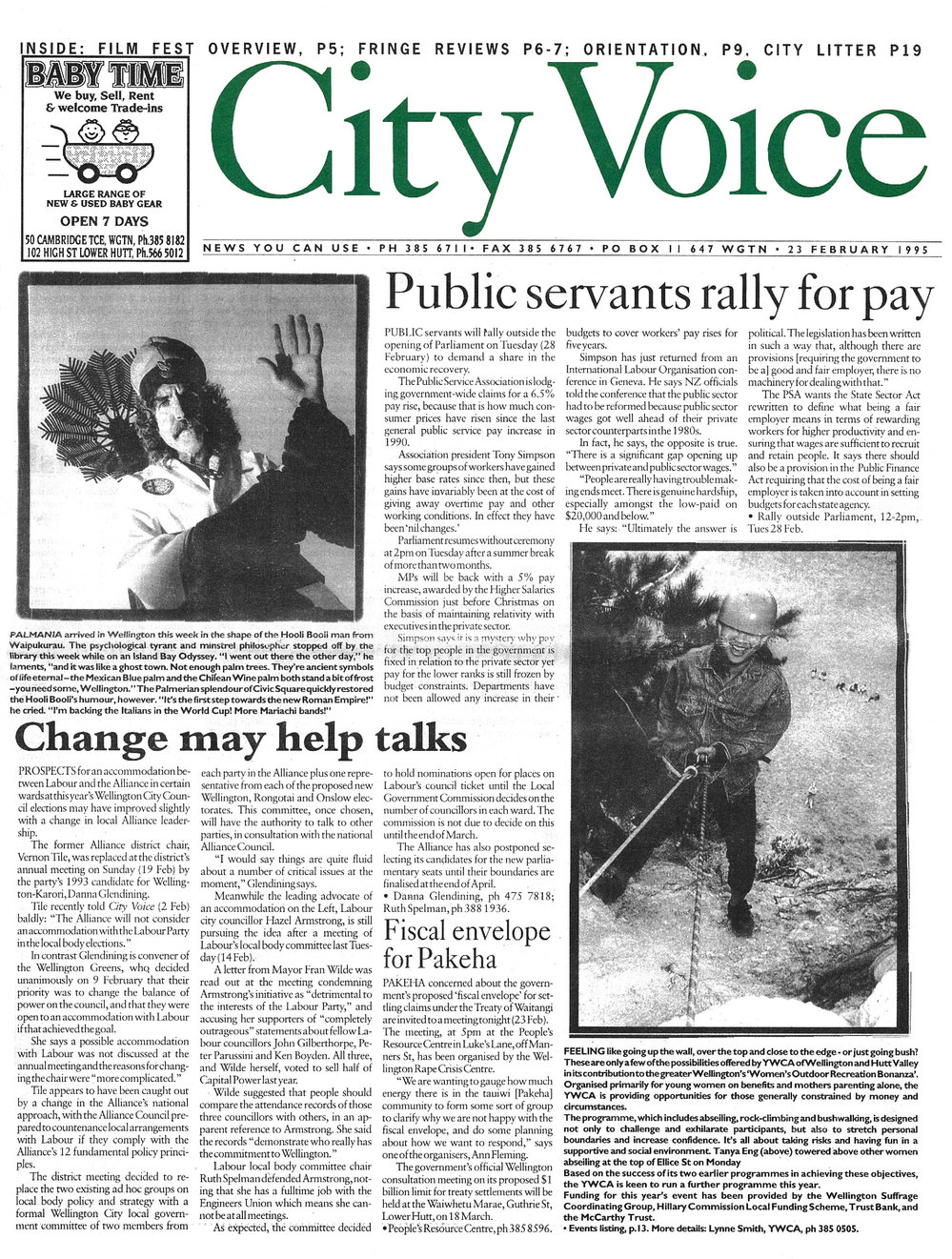 City Voice, 23rd February 1995