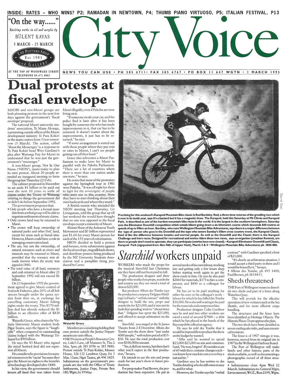 City Voice, 2nd March 1995