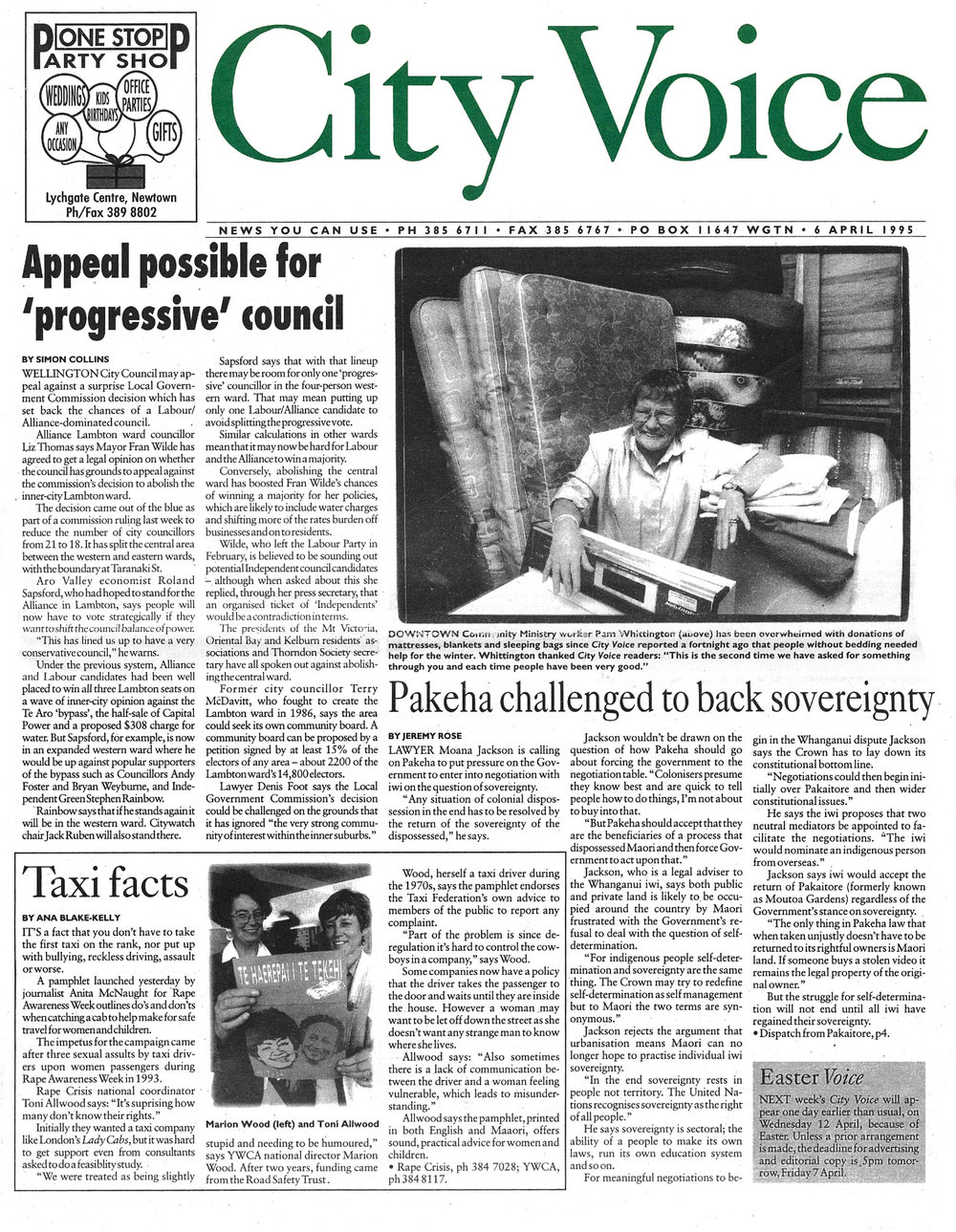 City Voice, 6th April 1995