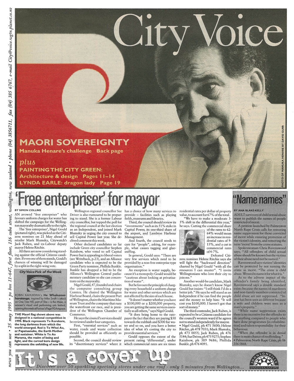 City Voice, 25th May 1995