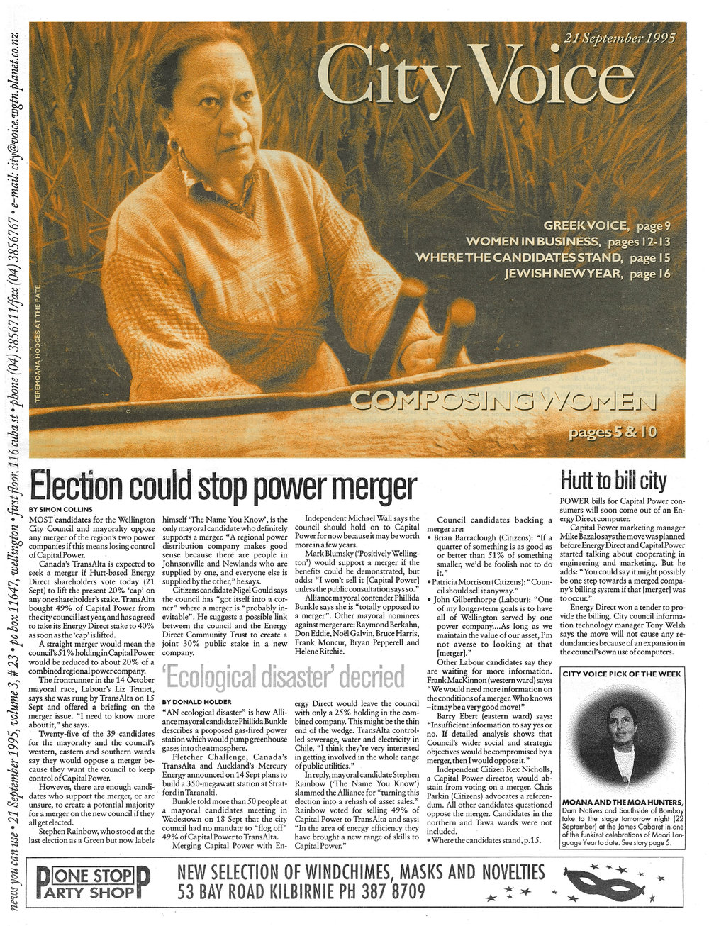 City Voice, 21st September 1995