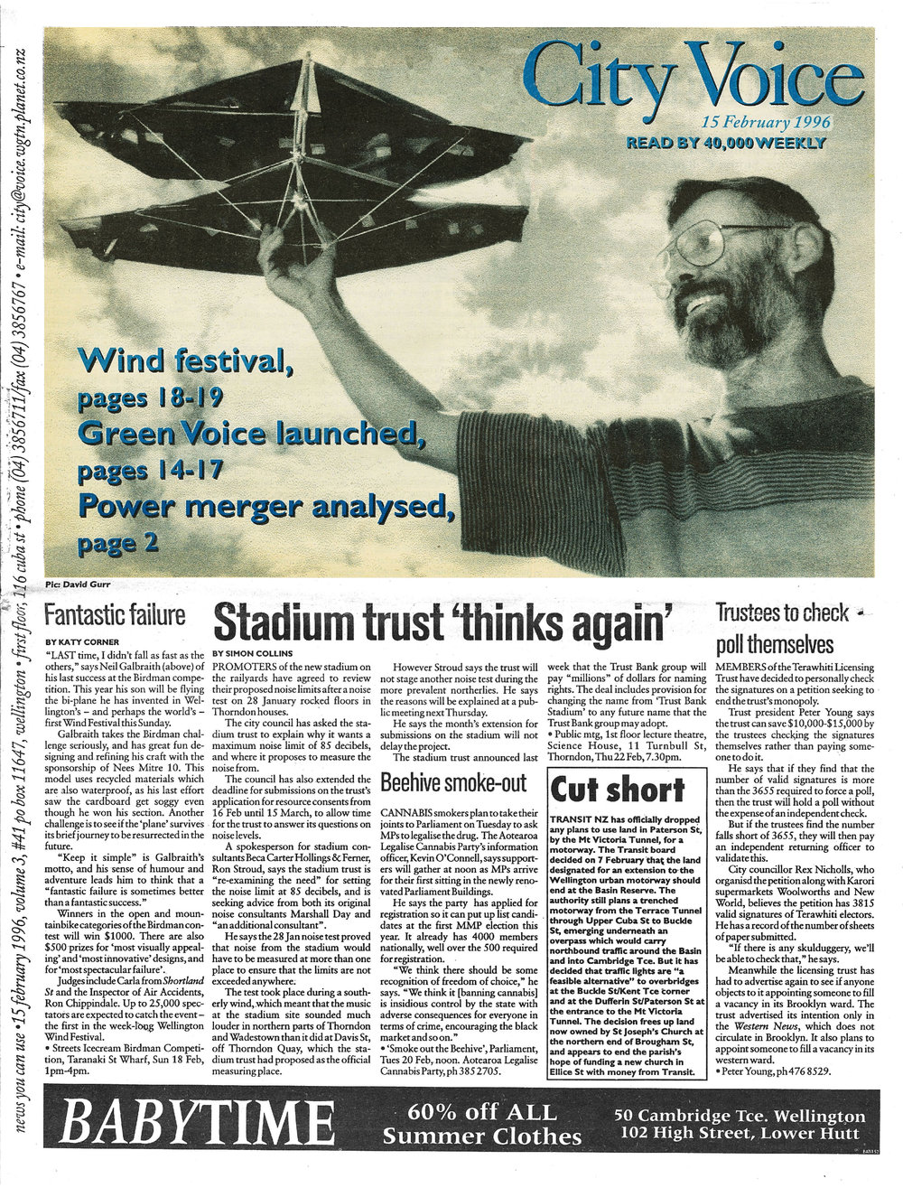 City Voice, 15th February 1996