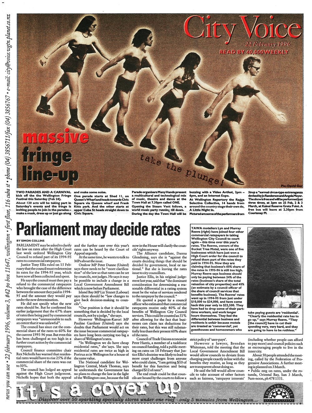 City Voice, 22nd February 1996