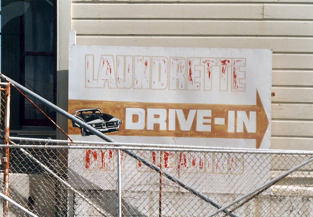 Laundrette &amp; dry cleaning sign