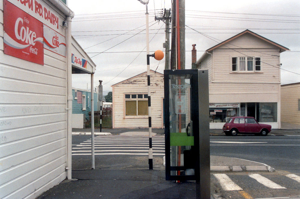 Intersection of Wha Street and Onepu Road, Lyall Bay