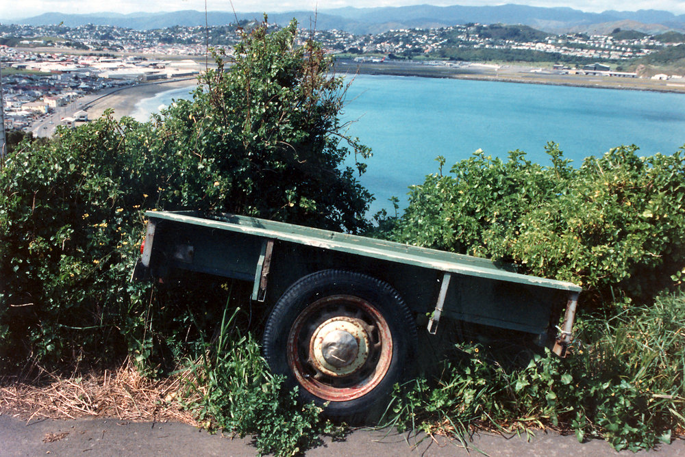 Trailer in Houghton Bay
