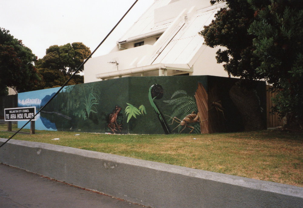 Mural, Te Ara Hou Flats