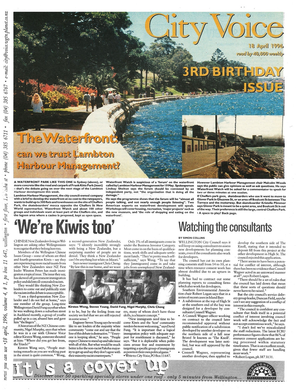 City Voice, 18th April 1996