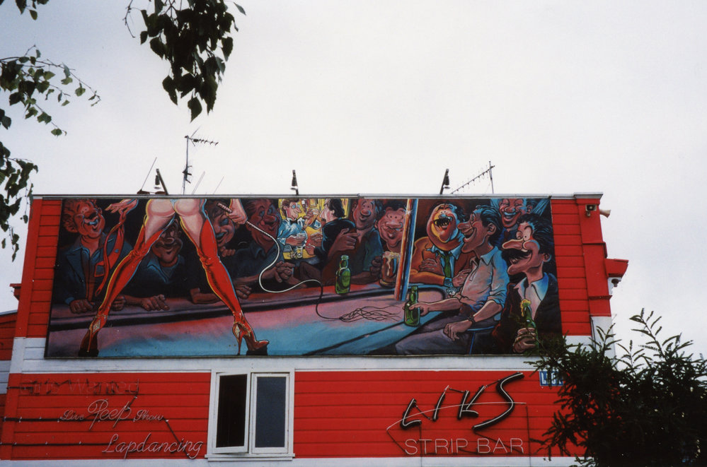 Liks Strip Bar (Mural), Eric Dyne