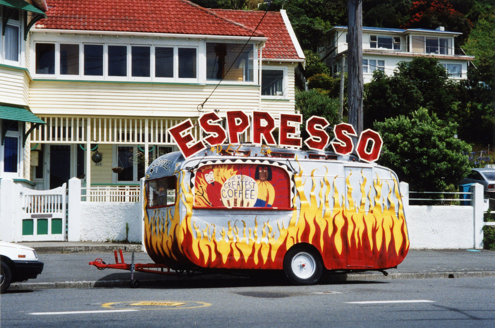 Coffee Caravan in Lyall Bay