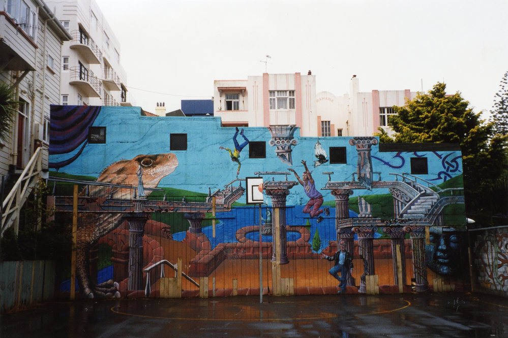 Aro Valley Mural, Marz Cummings