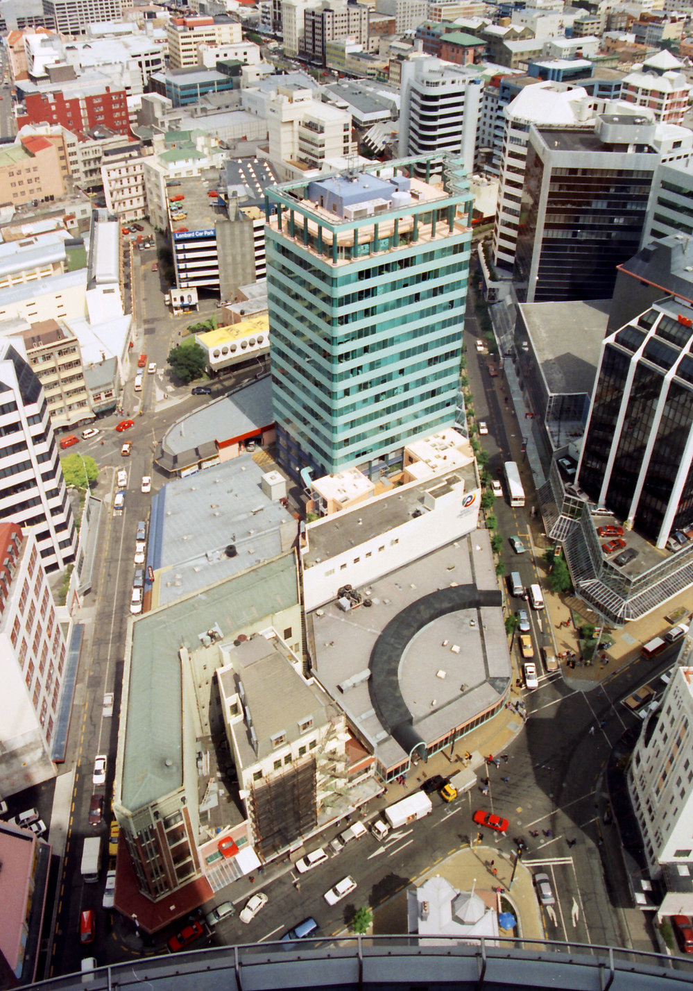 Te Aro and the Telecom Building (former)
