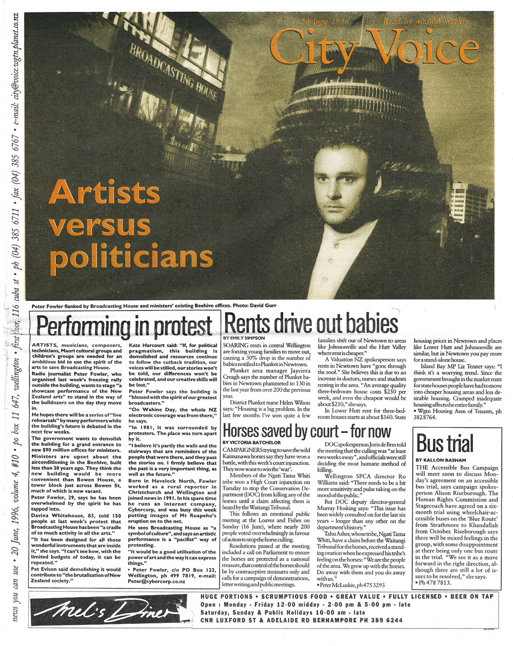 City Voice, 20th June 1996