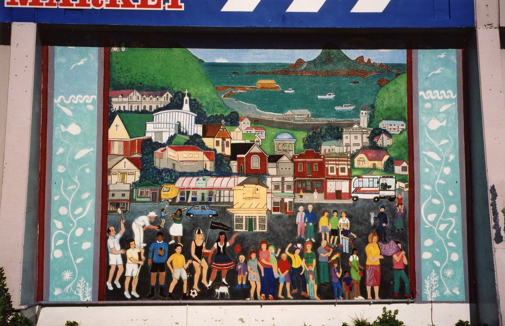 Mural, The Island Bay Arts &amp; Crafts Society