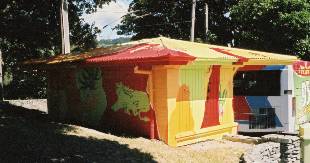 Bus Stop Mural, Janet Holdaway