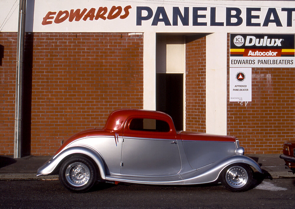 Edwards Panelbeaters, 21 Kingsford Smith Street, Rongotai
