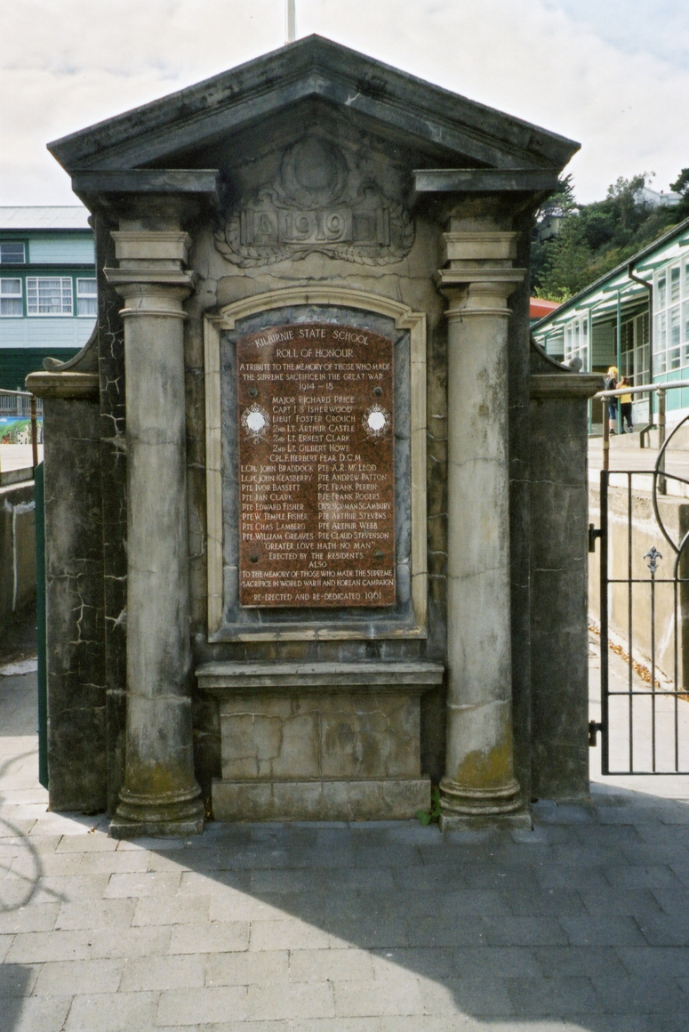 Kilbirnie State School Roll of Honour