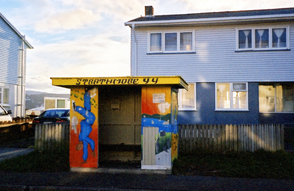 Bus stop mural, Strathmore