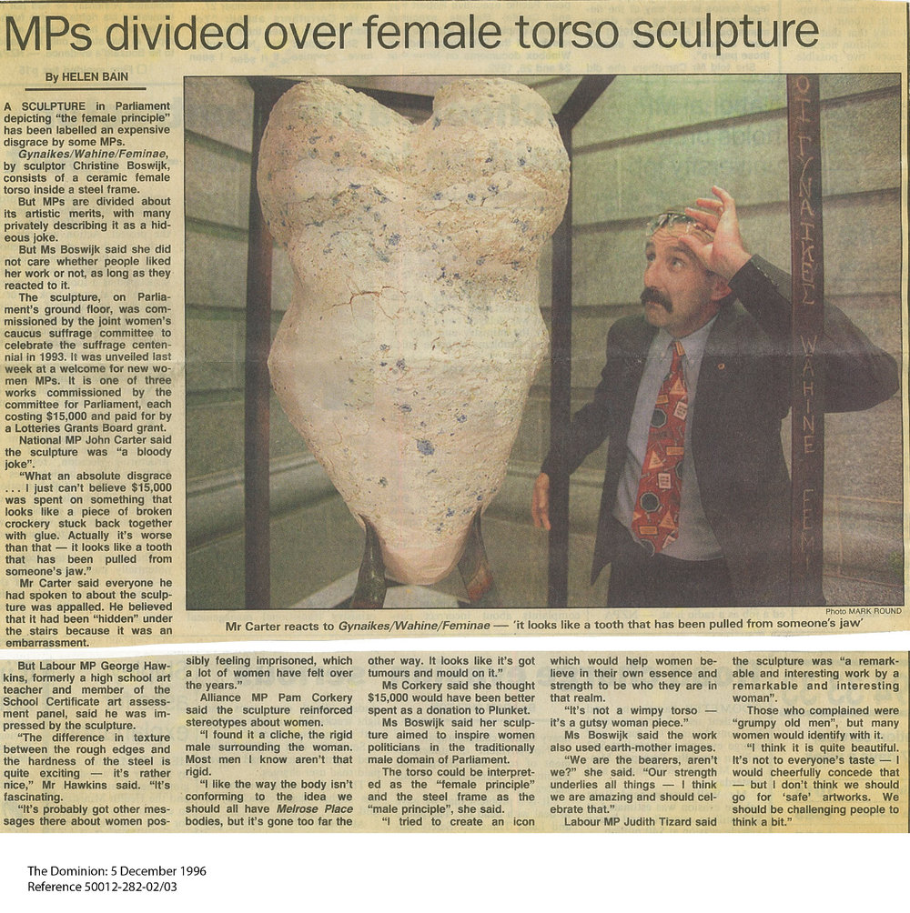 Gynaikes/Wahine/Feminae, Christine Boswijk