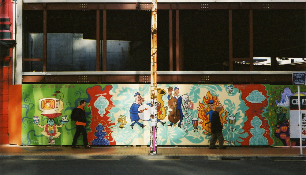 The Funk Mother Ship (mural), Stephen Templer