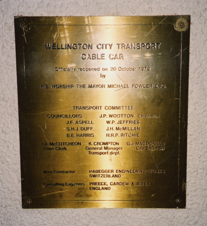 Cable Car (plaques)