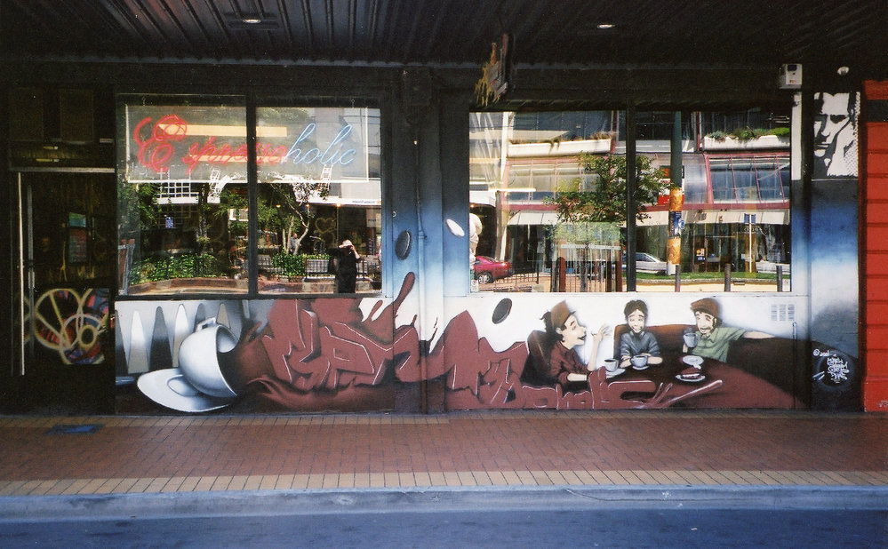 Espressoholic (Mural), various artists