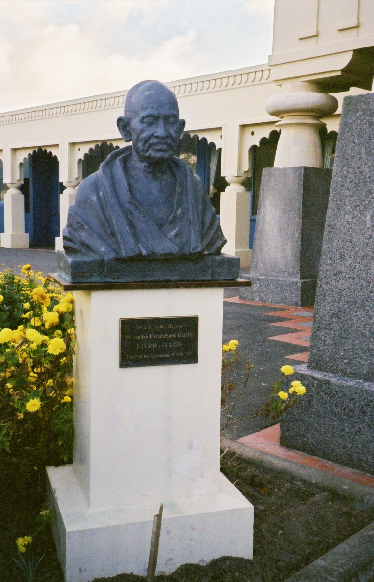 Mahatma Gandhi (bust), Wellington Indian and Cultural Centre
