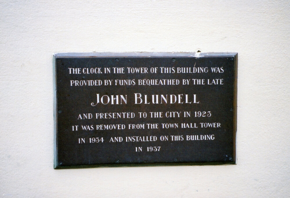 Central Fire Station Tower Clock (Plaque)