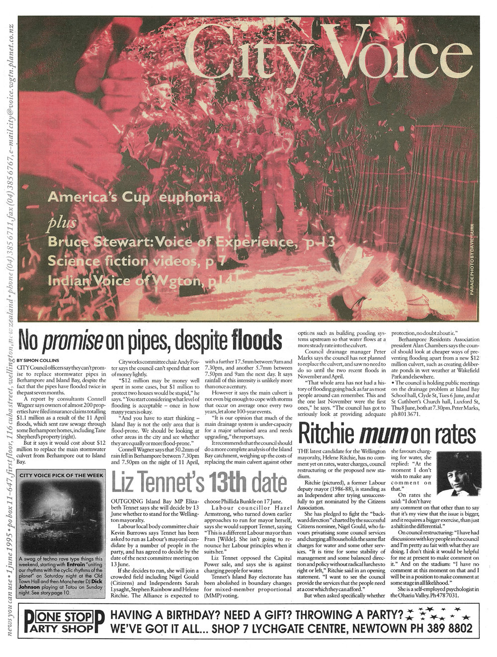 City Voice, 1st June 1995