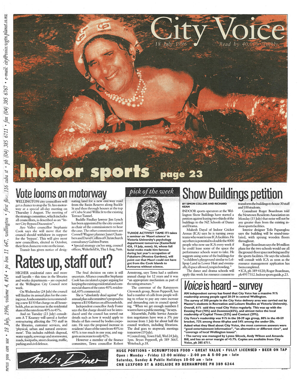 City Voice, 18th July 1996