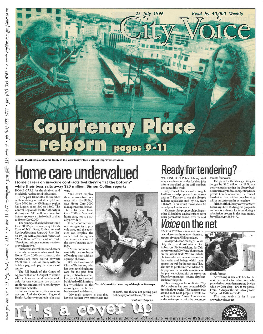 City Voice, 25th July 1996