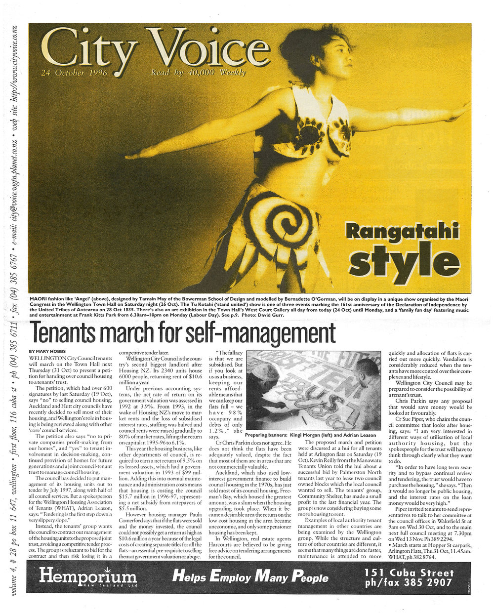 City Voice, 24th October 1996