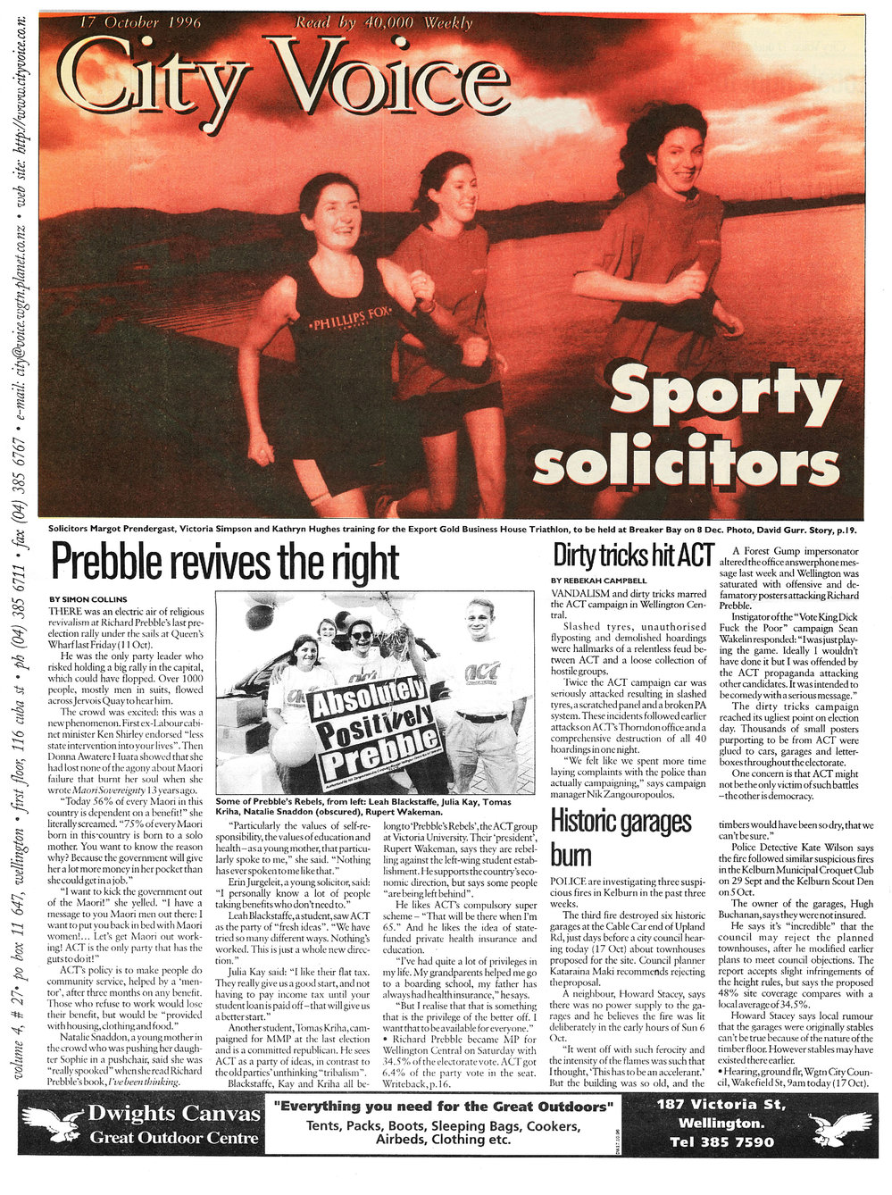 City Voice, 17th October 1996