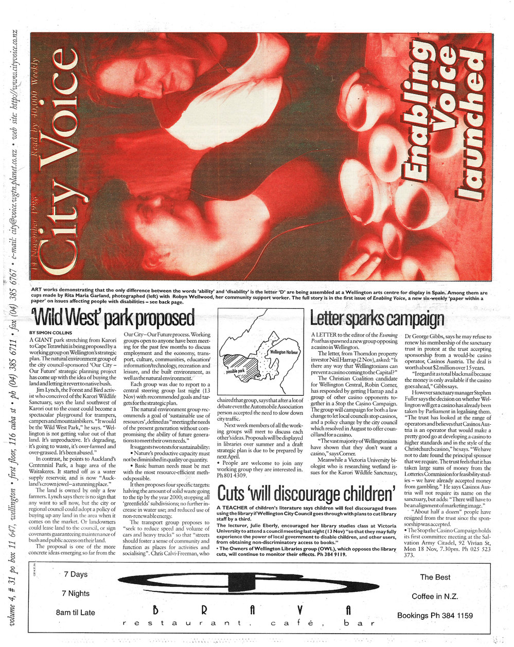 City Voice, 14th November 1996