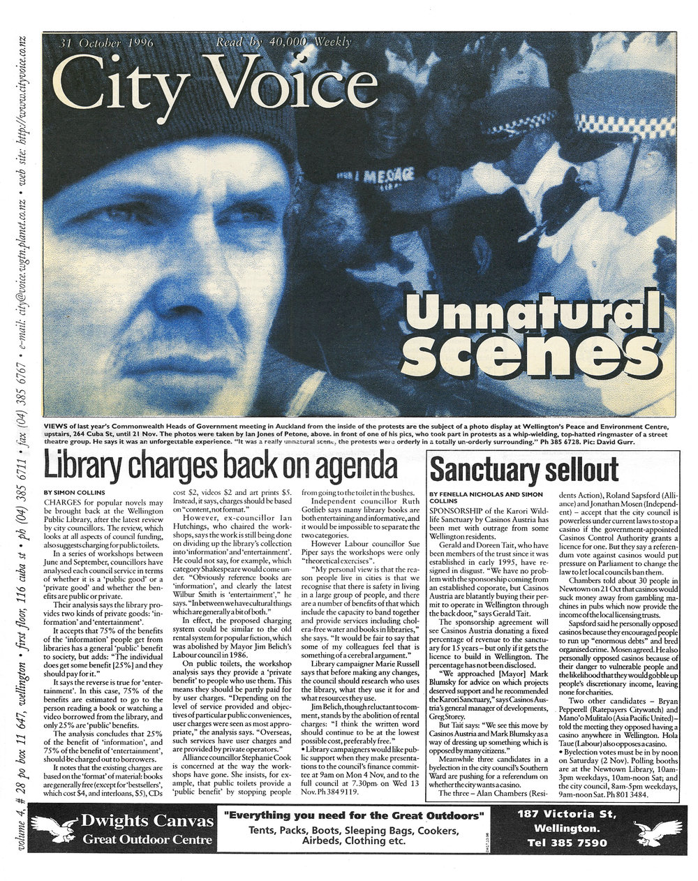 City Voice, 31st October 1996