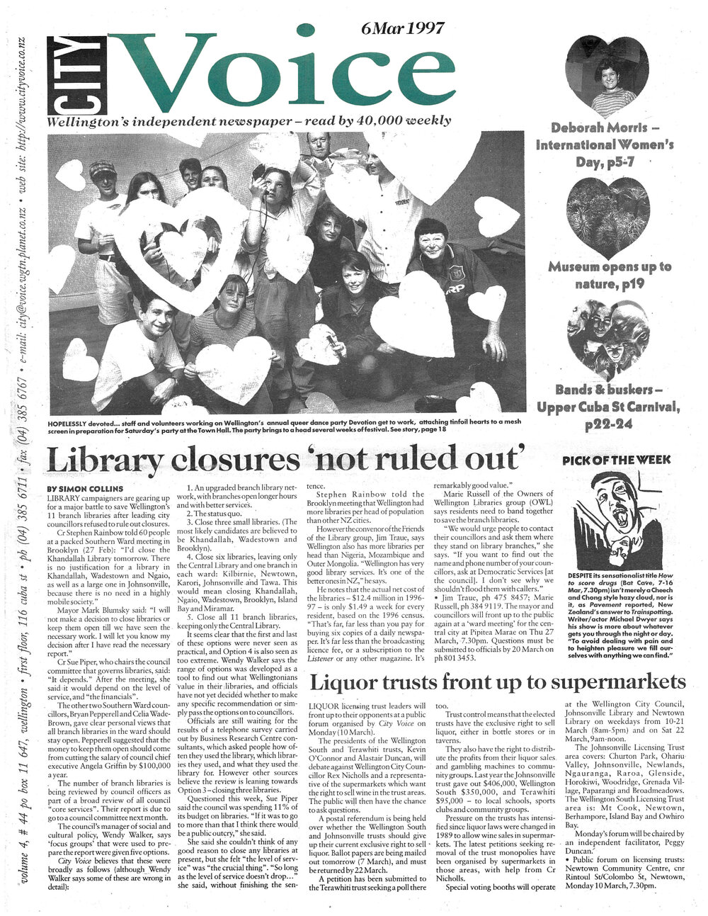 City Voice, 6th March 1997
