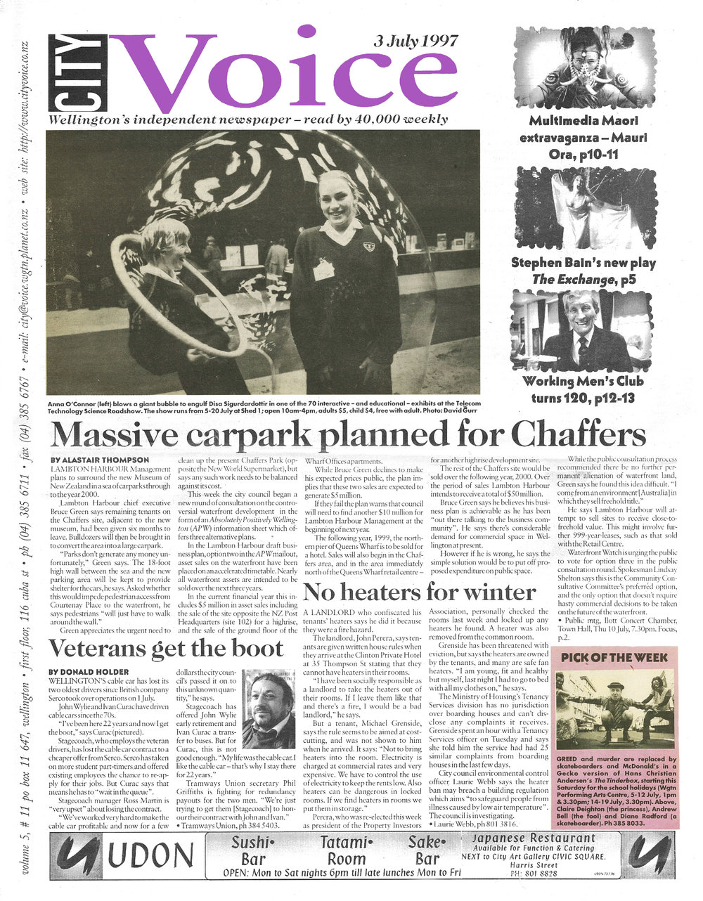 City Voice, 3rd July 1997