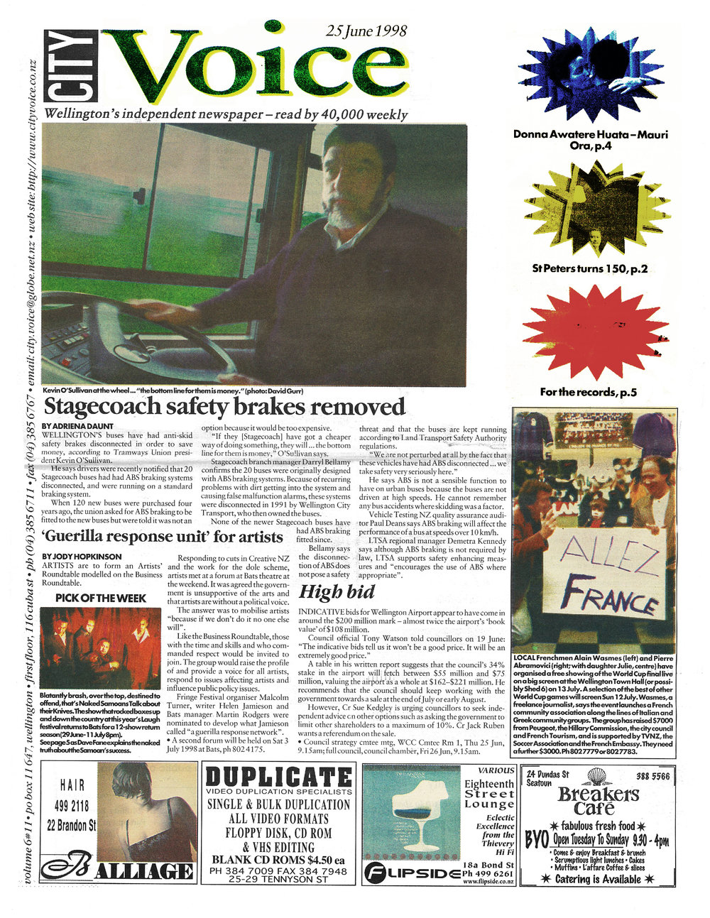 City Voice, 25th June 1998