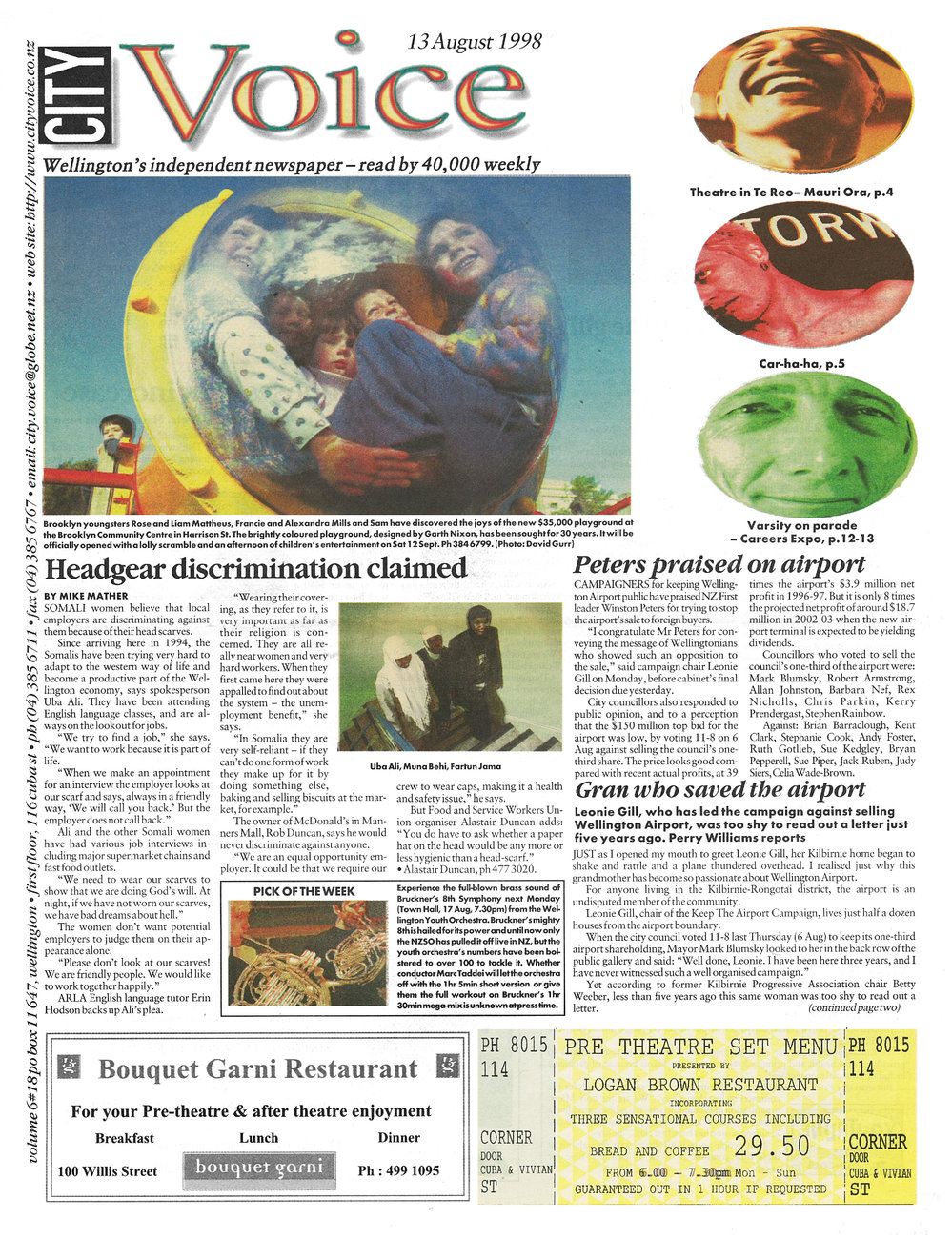 City Voice, 13th August 1998
