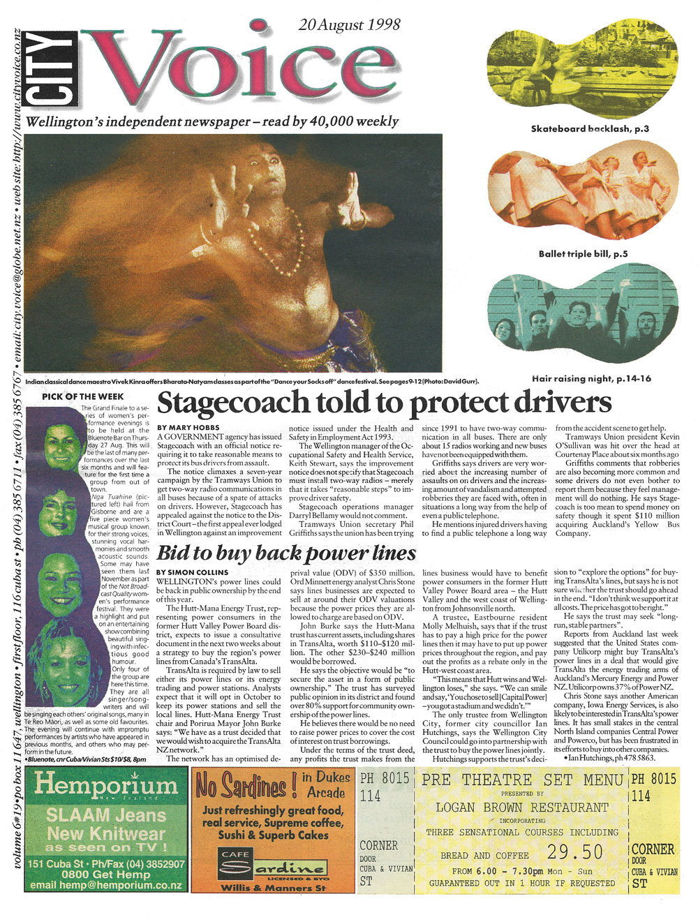 City Voice, 20th August 1998